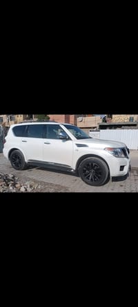 نيسان ارمادة بلاتنيوم  موديل 18 مكينه 8 سلندر المرغوب رقم سليمانية ممي...