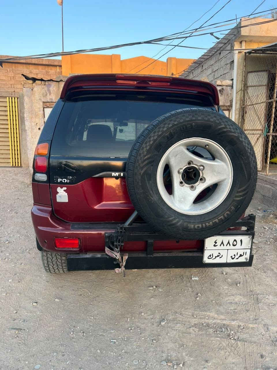 السلام عليكم
(للبيع او مراوس) سيارة مسيبوشي فور ويل موديل ٢٠٠٠ ياباني
سنوية لل٢٠٢٧ محرك مكفول كير اوتوماتيك بلادي
تبريد ثلج تخم تاير صدر خلفي امامي كله جديد سنتر لوك شاشة كامرة (دش كام) منظومة غاز جديد شغالة
للاستفسار ***********
