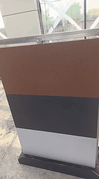 اليوم بعون الله تم وصول بورسلين ميكانيكي 60x120الوان وشكل الفرونتك طبق الاصل 
شي راقي ومميز في الواجهات الحديثه للمحلات التجاريه والبنايات
***********
***********
