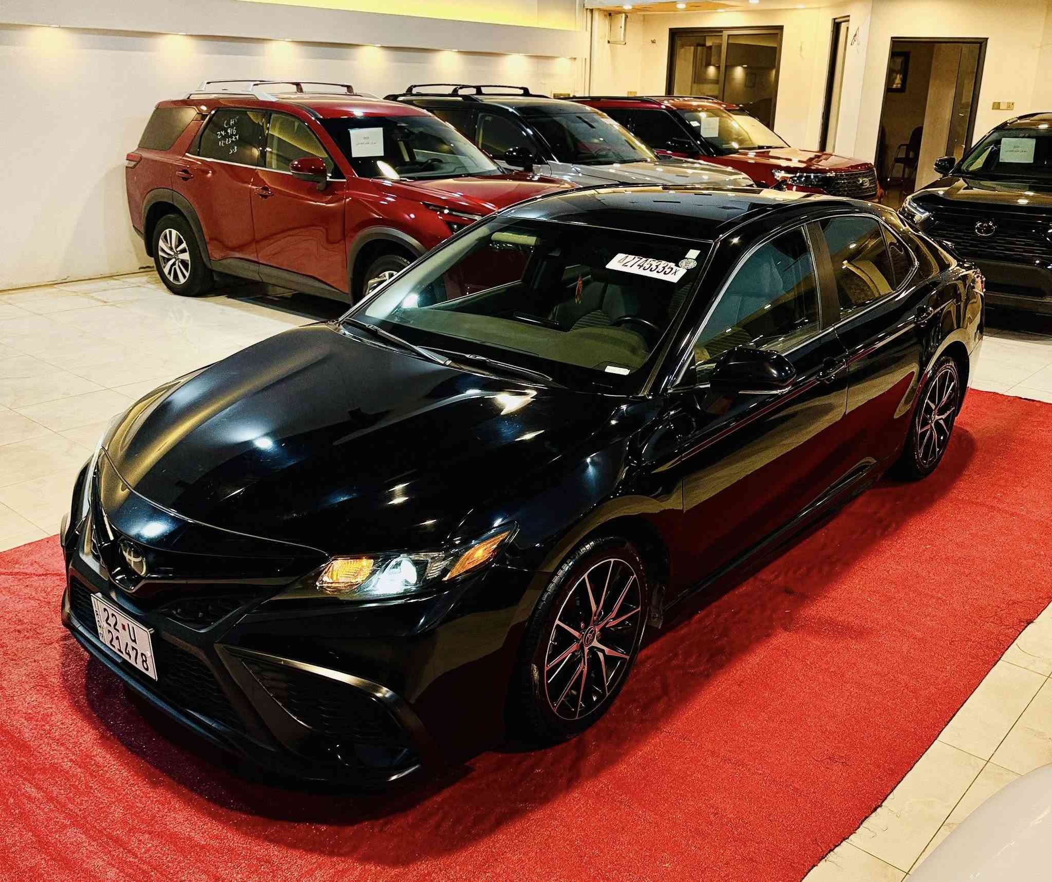 Toyota CAMRY2023 SE AWD

فور ويل

عداد المسافة 57 الف mile
حجم المحرك 4 سلندر (2.5L) 

السعر المطلوب :215💵

مواصفات SE :
رادار أمامي(تحديد مسار)
رادار جانبي (نقاط عمياء)
رادار خلفي(التحذير من الاصطدام)
تحكم وضعيات القيادة Drive Modes 
اوتو ستارت (Auto start)
اوتو ستوب(Auto Stop)
اوتو هولد(Auto Hold)
تحكم وضعيات القيادة ECO,NORMAL,SPORT
مانع انزلاق+ABS
حساسات خلفية+كاميرا
تحكمات استيرن
تبريد قطعتين 
وبقية المواصفات المعروفة
الضرر كما موضح بالصور

العنوان كركوك 
معرض هشام الحمداني لتجارة السيارات
للاستفسار الاتصال بالرقم

***********

 ***********‬
