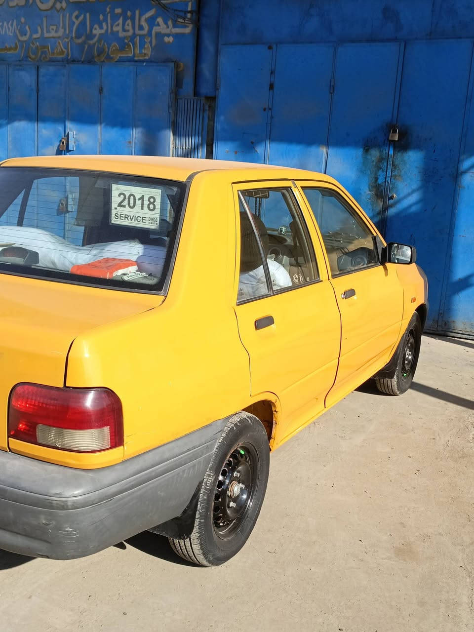 السلام عليكم سيار سايبا 2️⃣0️⃣1️⃣8️⃣🔚 كير مكينه كهربائيات تدفئة تبريد گشر مكفوله دوشمه ( السيارة بيهة صفحة وحدة لحيم الشاصي جهة اليمنة و جاملغ امامي مبدل اثل شخوط القديم موجود و شخط بل باب مكحل واضح فقط السيارة بسمي مصفرة هيئة و غرامات رقم بغداد نكليزي الدولي شرط التحويل سعرها 4️⃣7️⃣ وبيهة مجال قليل 
ملاحظة ⚠️ ( لا الهورن البوش ولا الدركه مو ويا السيارة عزيزي) 💙 ( عنوان بغداد قرب مجمع بسمايه رقم التليفون ***********
