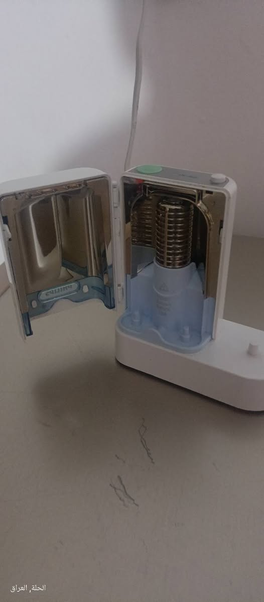 جهاز تعقيم وشاحن فرشاة الأسنان فيليبس سونيكير (Philips Sonicare UV Sanitizer Charger).
الوظيفة: يستخدم لتعقيم رؤوس فرشاة الأسنان باستخدام الأشعة فوق البنفسجية وشحن الفرشاة. 
المميزات: يعمل على إزالة ما يصل إلى 99% من البكتيريا والجراثيم من رؤوس الفرشاة. 
سعر 20


**إذا كنت صاحب هذا الإعلان وتريد حذفه لأي سبب، رجاءا أرسل رسالة إلى الدعم الفني**