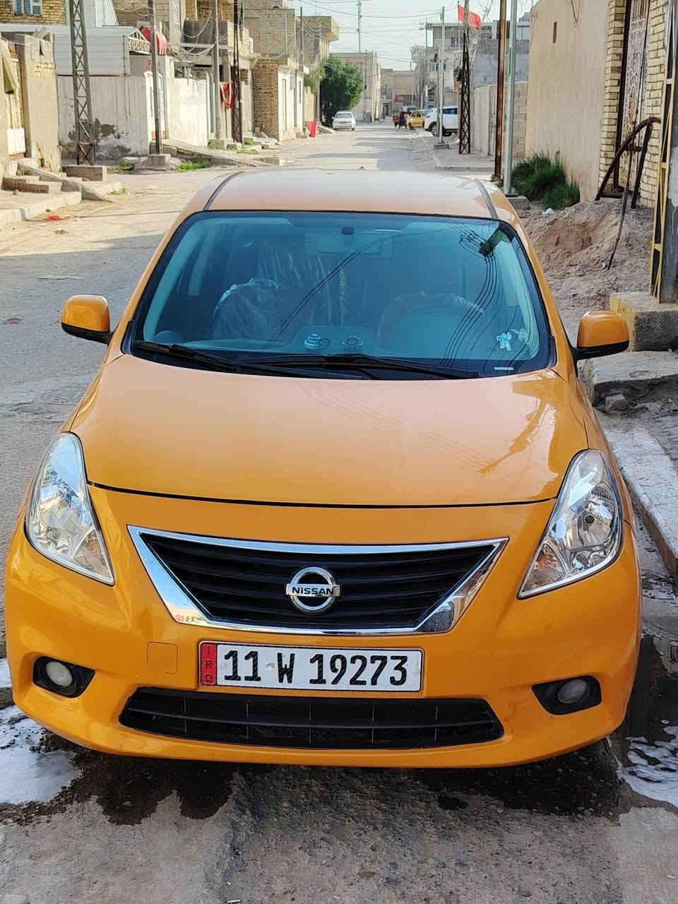 سلام عليكم سياره نيسان فيرزه مديل 2013 للبيع سياره مشروع وطني رقم انكليزي مصفره هيئه وغرامات وارد امريكي كير مكينه خير من الله رقم ***********
