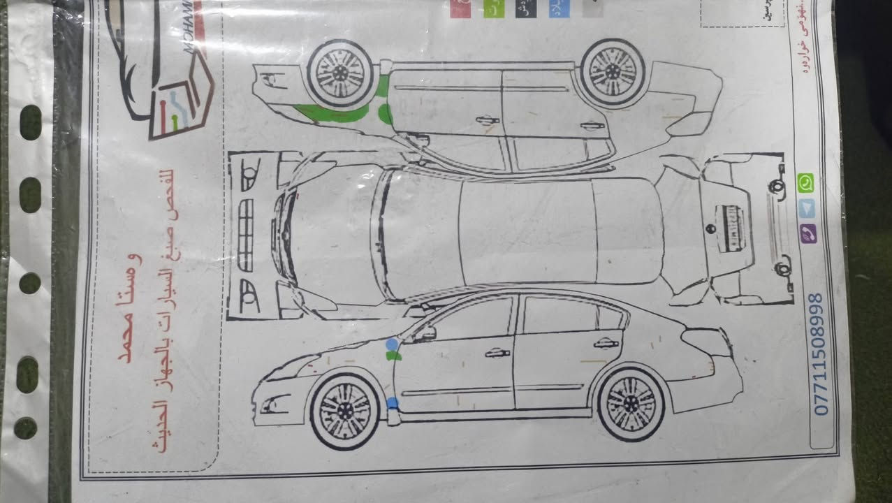 بسم الله الرحمان الرحيمال التيما موديل 2008 رقم سليماني  
خليجي مكينه وكير بشرط حداده وصدر جديد تبريد تدفه بشرط كود بنزين دخله بلادي رقم وسنويه كله جديد بشرط تحويل وكاله بدون ضرر بيه  صبغ بيه شويه تكيل وسنور موجود تحكم سترين جام شفط كهرباء  ومروس حسب القناعه ساكن كفري  سعر 95وبيه مجال سياره مال بيت  ***********
