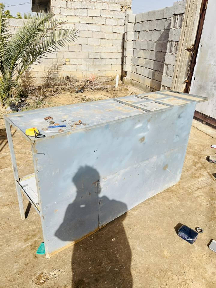 رفوف للبيع

مع بسطيه

نوع الحديد :ثقيل 

الي عددهن 4 :الطول مترين و85  والارتفاع مترين 

وحده طوله 

مترين و35وارتفاع مترين 

مع بسطيه حديد مثل ما موجود بالصوره 

المكان :الوركاء 

السعر :850 وبيهن مجال 

للاستفسار الاتصال :  ***********
