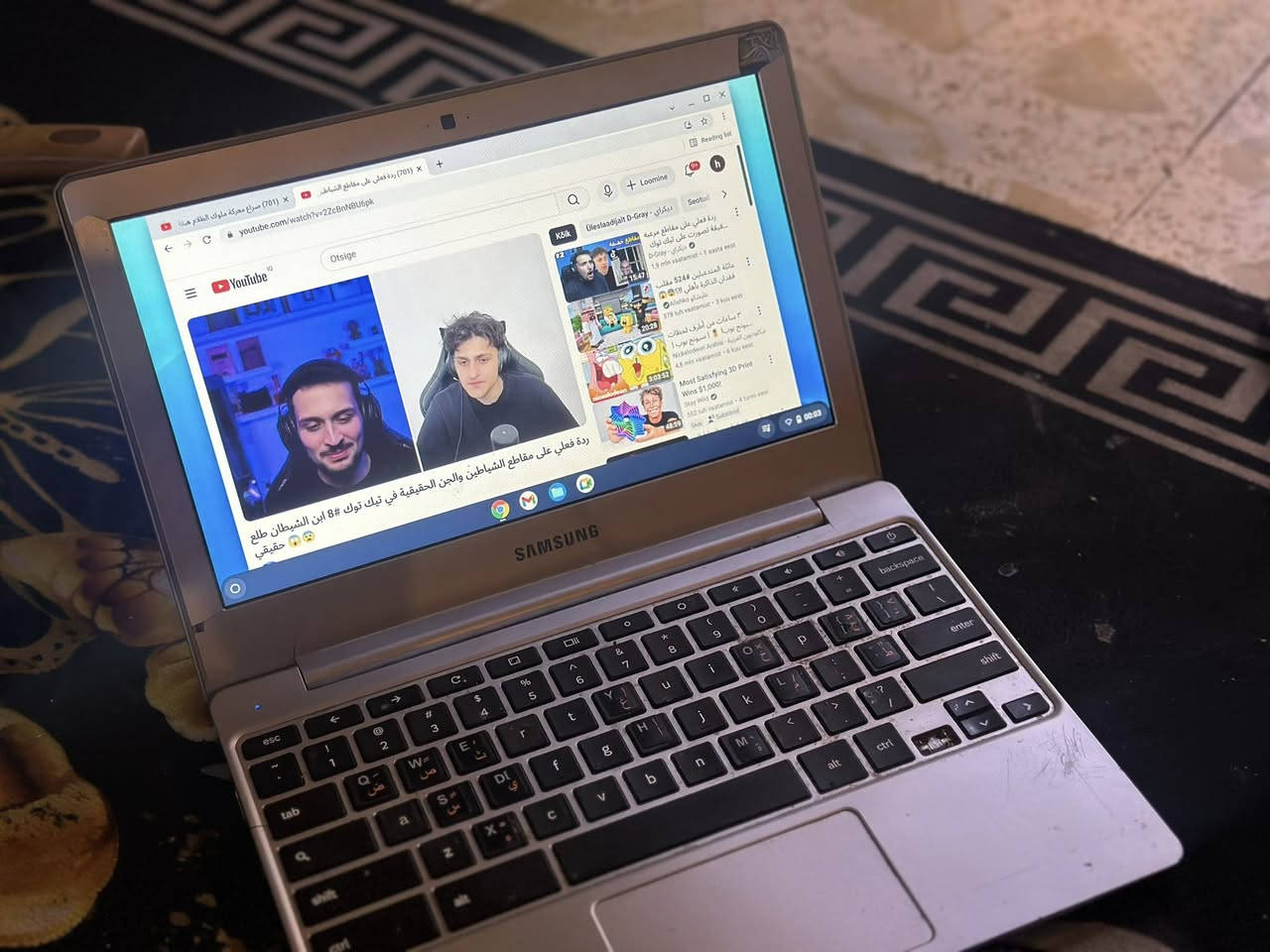 لابتوب سامسونك كروم ٥٠  الف سعره مكاني بصره الشراي كبل يتصل ***********
