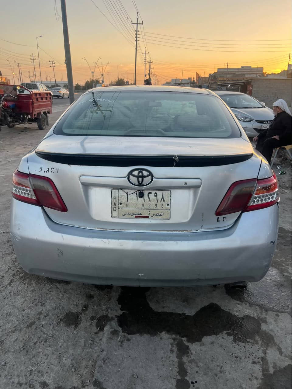 كامري 2007 خليجي رقم بصره سنويه لغايه 2029 مكينه وكير كفاله  حداده الكدام كله جديده الوره رايدله شويه كفاله من الضربه بيه صبغ اثر جراد تبريد ثلج سعر 77 مكاني المعقل *********** البصرة, العراق
