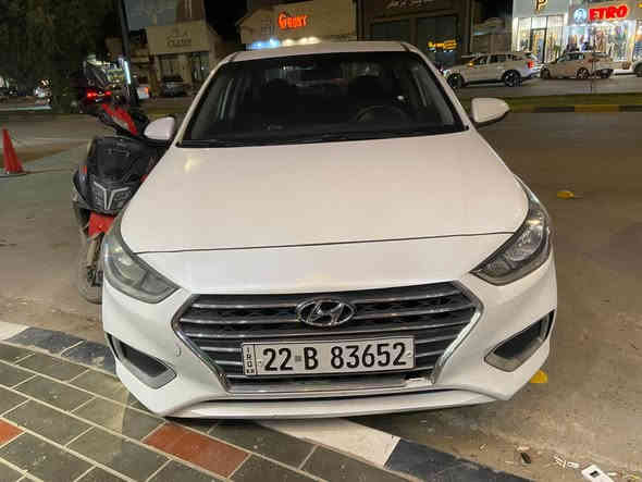 هونداي اكسنت 2022 امريكي حادث جاملغ وباب الجهه اليمنى رقم اربيل ماشيه 15 الف ميل كلش نظيفه السياره استخدام بيت مكان السياره حله *********** حلة
