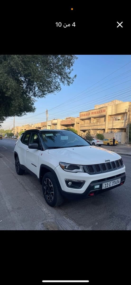 السلام عليكم 
للبيع فقط جيب كومباس 2020
ترايل هوك 
حادث السياره بنيد وجاملغ وباب بصف سايق صبغ 
باب سايق خلف السايق  والجاملغ خلفي بارد 
ايرباك دشبول والسايق 
ماشيه 81 الف كيلومتر

فور ويل  
- رادار امامي  
- تحديد مسار - قطعتين تبريد - شاشة الحجم الكبير  - بصمة - اوتو ستوب - ثلاث انظمة
 قيادة - قيادة ذاتيه  -( مانع تصادم ) -  مثبت سرعة  -   وبعد بيها هووواي مواصفات 

السعر ١٣٠ ورقه وبي مجال 
الاتصال
***********
مكان السياره بغداد المنصور
