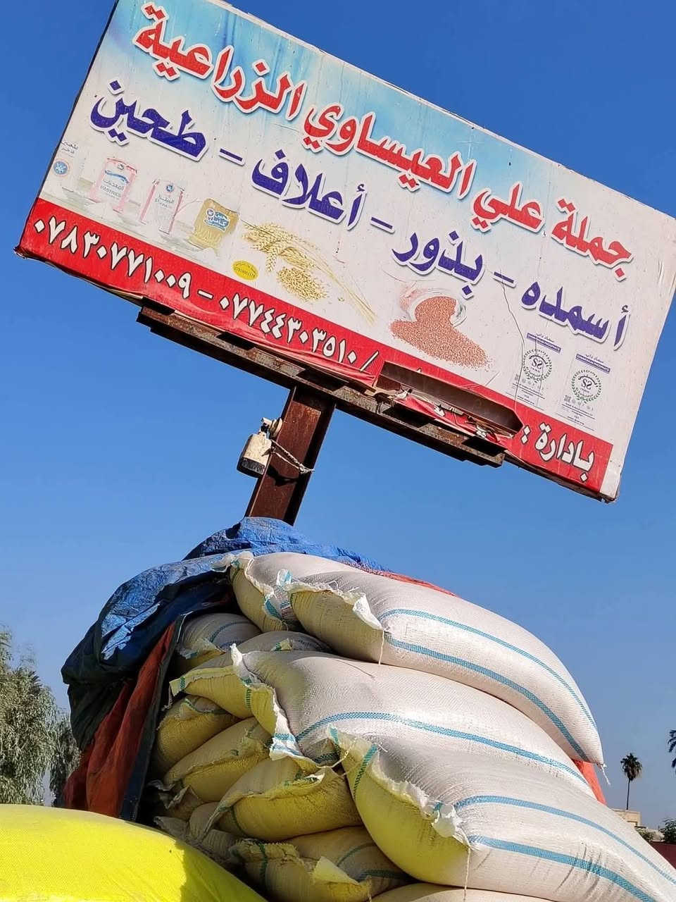 السلام عليكم ورحمة الله وبركاته

يعلن مكتب علي العيساوي 🏢 🏢

عن استيراد كميات من ##الشعير

المستورد الروسي العلفي

يستخدم في الطحن افظل بكثير من باقي

أنواع العلف

جمله ## ###مفرد

التوصيل مجاني 🆓 جميع المحافظات

العنوان بابل الكفل مقابل كراج بني مسلم

***********
*********** كرارالعيساوي
