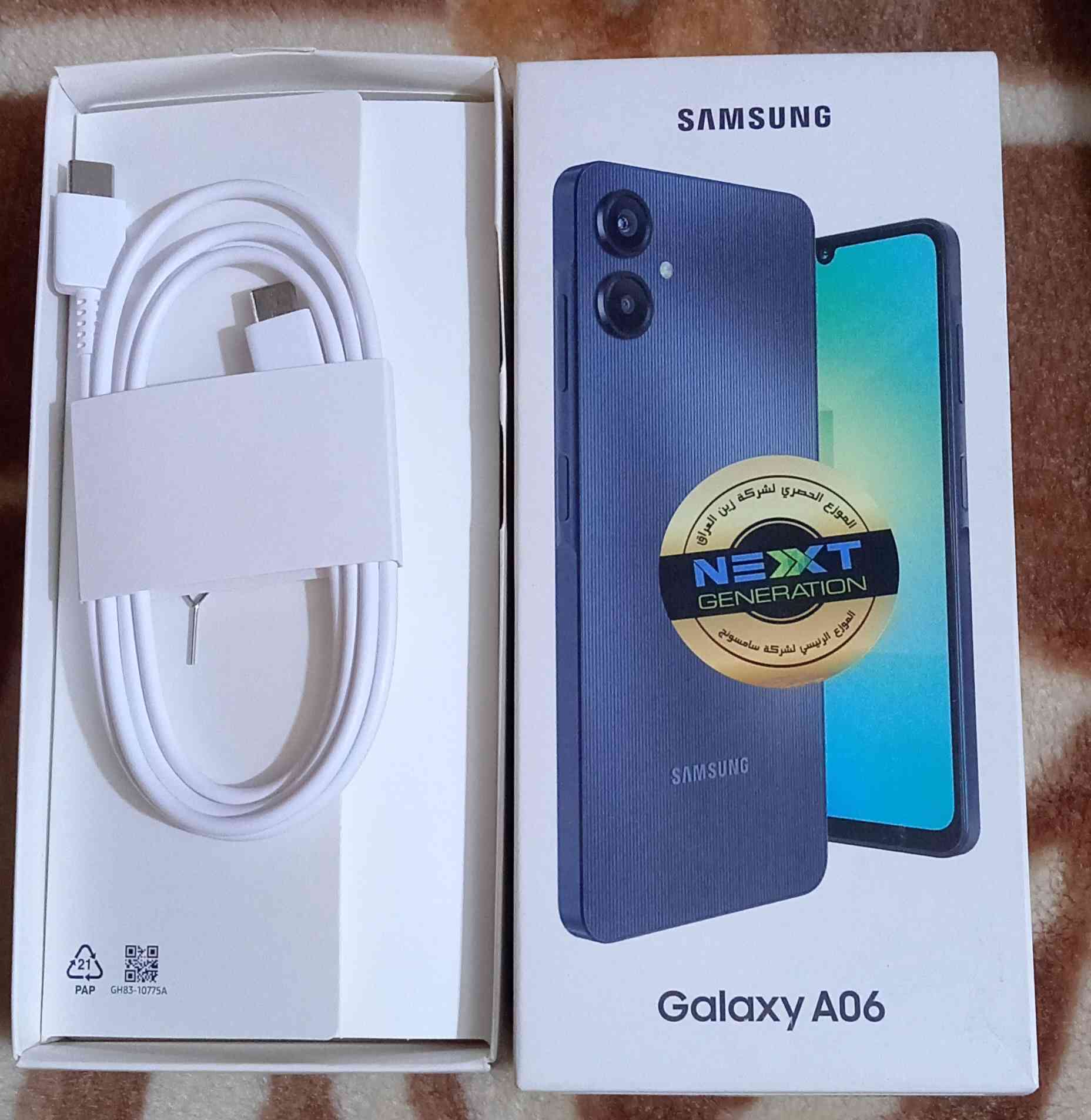 السلام عليكم للبيع A06 جديد مستخدم شهر فقط ذاكره 128 ملحقات كامله ماداخل تصليح بعده نضيف بي لزكه ضد +حافضهه
السعر 150وبي مجال 
للستفسار ***********
او مراسلتي خاص
