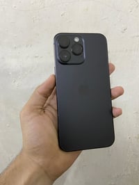 ايفون 14 برو ماكس اسود ذاكرة 512 بطارية 84 نموذج M مكفول عل فحص مبدل ض...