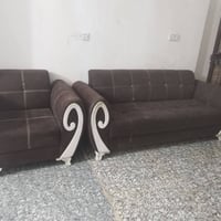 قنفه ثلاثيه وكرسي تسكام. السعر ٦٥ قفل. قفل  المكان ابو. غريب موجود توص...