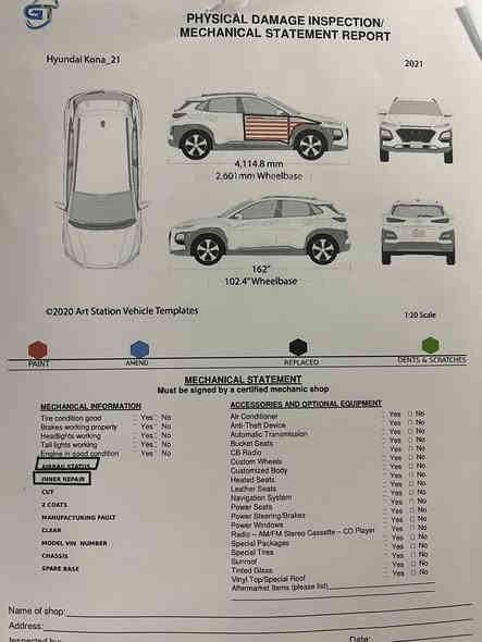 السلام عليكم 
كونا ٢٠٢١ 
محرك دوش ٢٠٠٠ المرغوب
كير AT المرغوب 
السياره ماشية ٥٣ 
ضرر السياره باب الصدر مبدل والجاملغ مصلح فقط 
والبنيد وكعت عليه حديدة ناشر صورته شي بسيط 
بدون دواخل ابد
السياره جديدة ونظيفه متصرف عليه ربع دينار 
السعر ١٤٧ $ وبيه مجال بسيط وماكو هيج سعر ابد
للاستفسار ***********
