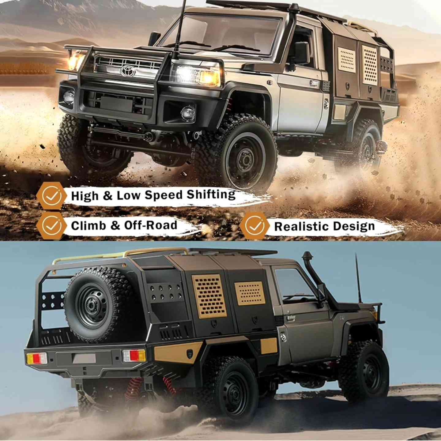 سيارة زحف تعمل بالتحكم عن بعد بمقياس 1/12، طراز MN82S، سيارة زحف صخرية تعمل بالتحكم عن بعد، دفع رباعي، تويوتا LC79، سيارة للطرق الوعرة تعمل بالتحكم عن بعد بتردد 2.4 جيجاهرتز مزودة بمصابيح LED للبالغين، سيارة هواة فضية اللون


**إذا كنت صاحب هذا الإعلان وتريد حذفه لأي سبب، رجاءا أرسل رسالة إلى الدعم الفني**