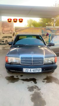 مارسيدس موديل 88سياره حلوه وجاهزه عل اخر كير مكينه حداديه كهربائيات تب...