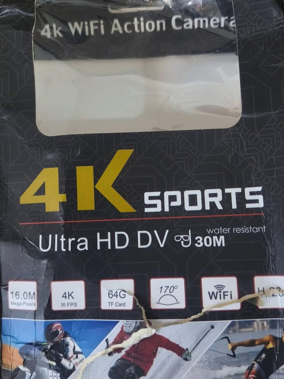 كاميرا تصوير رياضي من نوع 4K Sports Ultra HD DV30M تصوير فيديو بدقة 4K بمعدل 30 إطاراً في الثانية (30 FPS).
مقاومة للماء حتى عمق 30 متراً.
دقة صور ثابتة تصل إلى 16.0 ميجابكسل.
تدعم الاتصال عبر الـ WiFi وتستخدم بطاقات ذاكرة TF تصل إلى 64 جيجابايت. ٢٥ مع التوصيل


**إذا كنت صاحب هذا الإعلان وتريد حذفه لأي سبب، رجاءا أرسل رسالة إلى الدعم الفني**