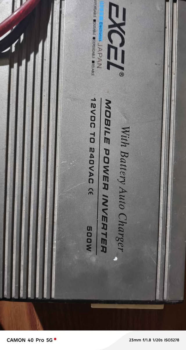 انفيتةر كاربا 3 ئةمپير كاربا پاتريش شةحنةكاتةوه 500وات 240 ڤولت نرخي 45 هةزاره گياندنش هةيه السليمانية, العراق


**إذا كنت صاحب هذا الإعلان وتريد حذفه لأي سبب، رجاءا أرسل رسالة إلى الدعم الفني**
