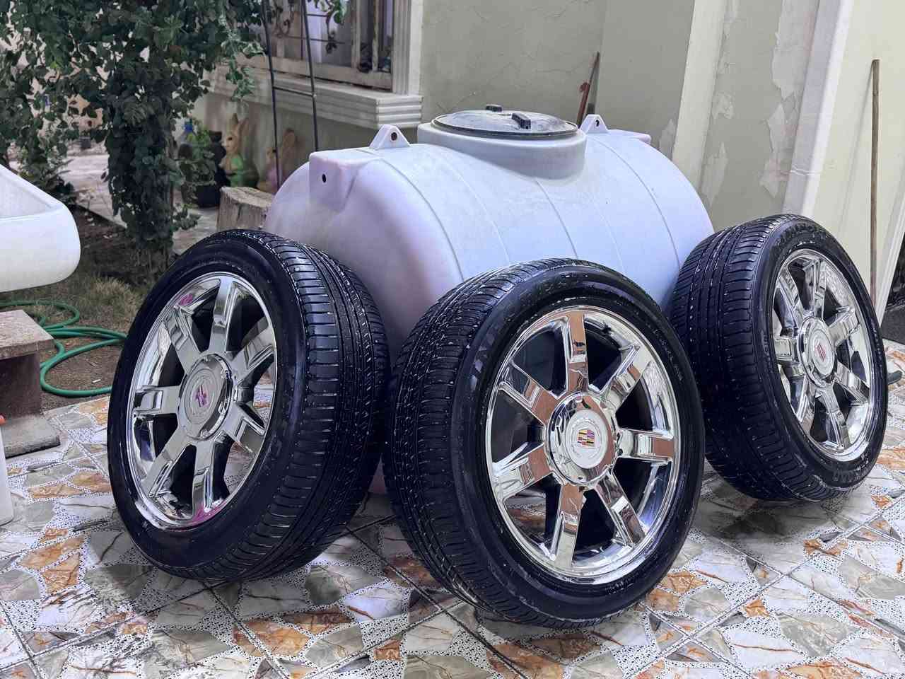 السلام عليكم ويلات كدلاك يرهم جمسي شيفرليت حجم 22مع تخم تاير جديد السعر 8ورقات وبيهن مجال للتواصل لاتصال *********** البصره المدينه الرياضيه البصرة, العراق
