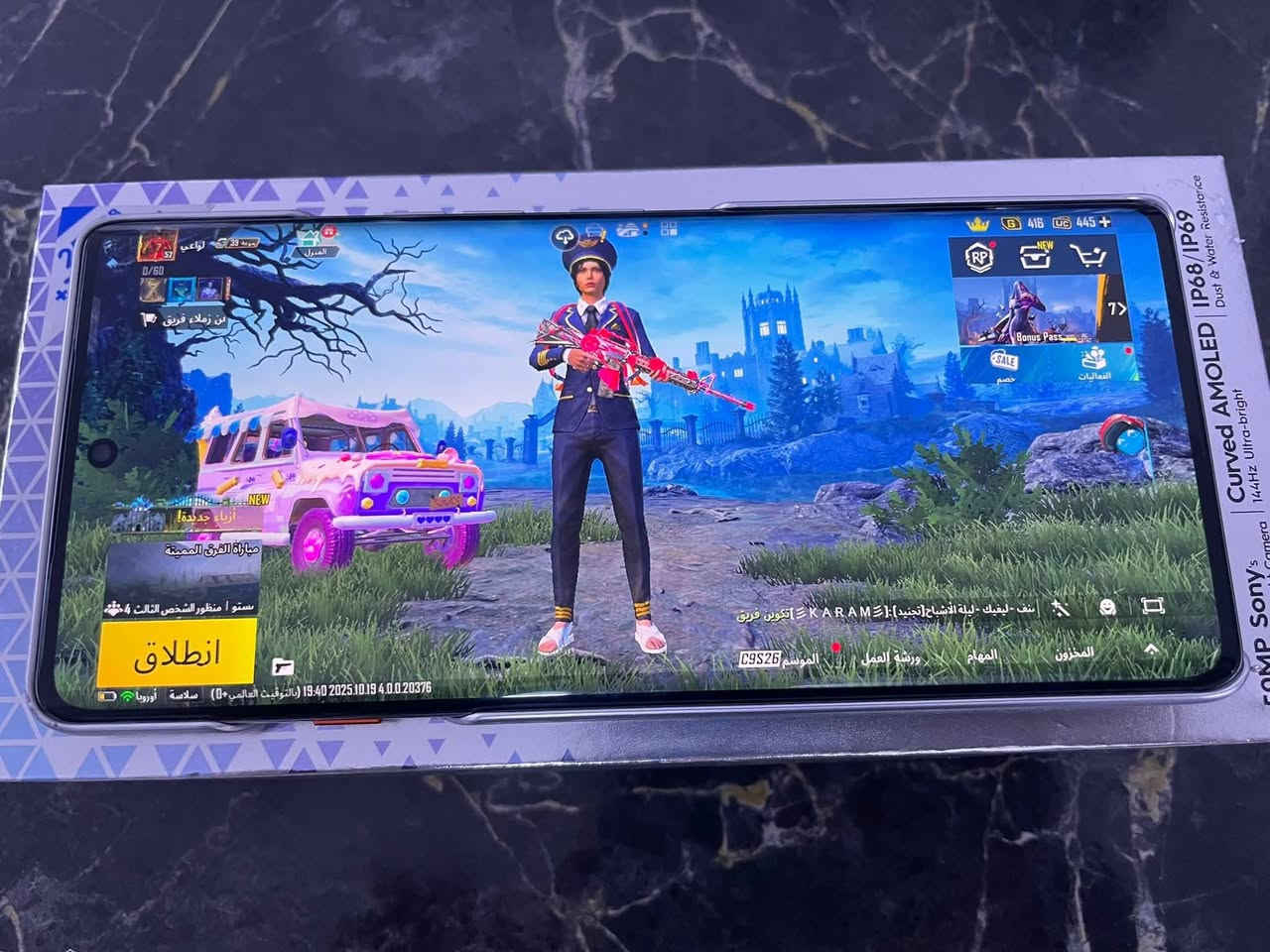 للبيع جهاز مستخدم اخو الجديد استخدام سبوعين 
تكنو كامون 40 برو 5g ذاكرة 256 الجهاز كلش نضيف شاشته امولد 144 هيرتز و يدعم ببجي 90 فريم كامرته فول و مقاوم للصدمات كامل ملحقات السعر 270 

مكاني اربيل القلعه
*********** واتساب  للتواصل 

سعر نهائی 270
