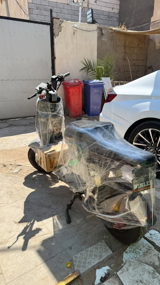 سلام عليكم دراجه R92024 جديدة مامسخدمه هواي دراجه مكانيك وكهربائيات كلها تمام فقط سبب لعطل لعقل دراجه شديلها 5بدريات كبار سعت32 بطرايات جدد دراجه لون سمتي سعر 250 وبيها مجال حك جيه دراجه جديده مسلفنه ومتروكه مكاني الجنينه ***********
