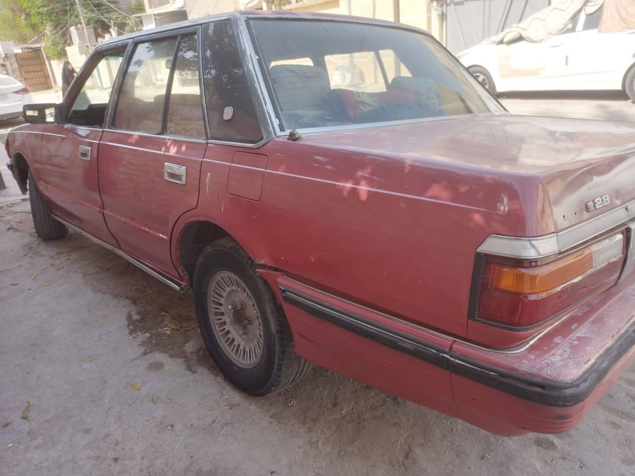 سلام عليكم سوبر موديل 85عضمته سياره بلاديه رقم بغداد نكليزي بسمي مكينه وكير بلاديات مالته شغله سياره وين ماتريد سعر35 تصال استفسار على رقم ***********
