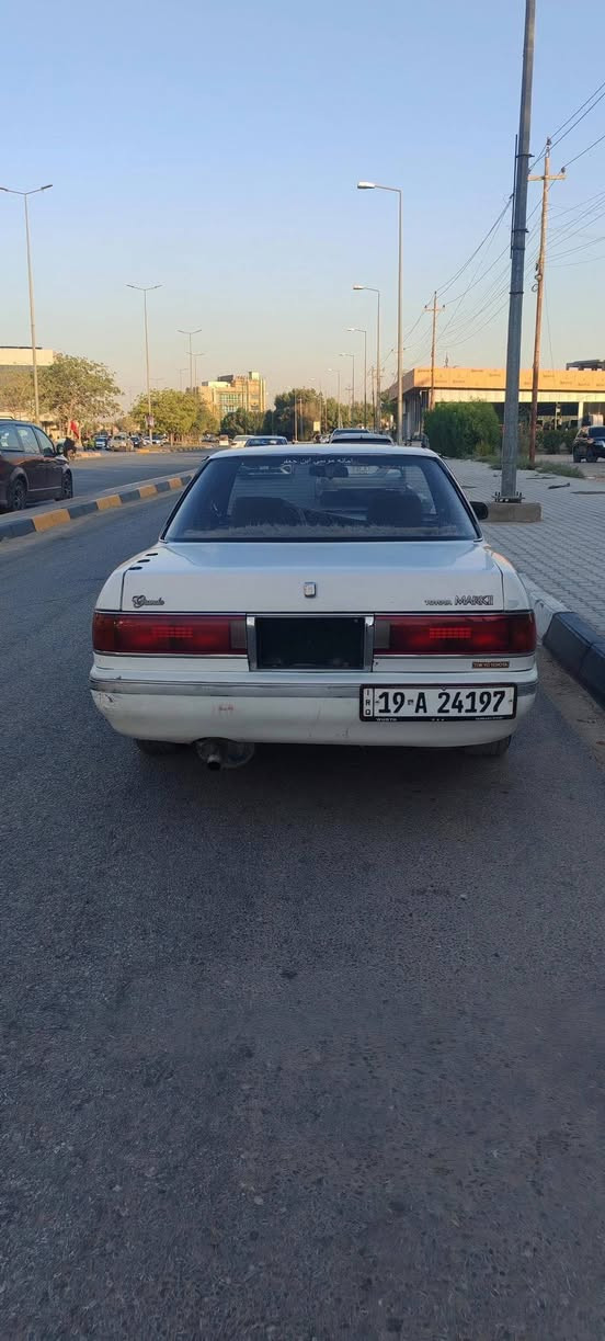مارك 92 رقم كربلاء انكليزي بأسمي تحويل مباشر ( مكينة وكير حاويه)
مكفوله من  والكص والعيب الشرعي.. 
تبريد ثلج 🧊 شغال
سياره نضيفه وحلوه وجاهزه 
السعر 40  *********** 
المكان كربلاء كربلاء, العراق
