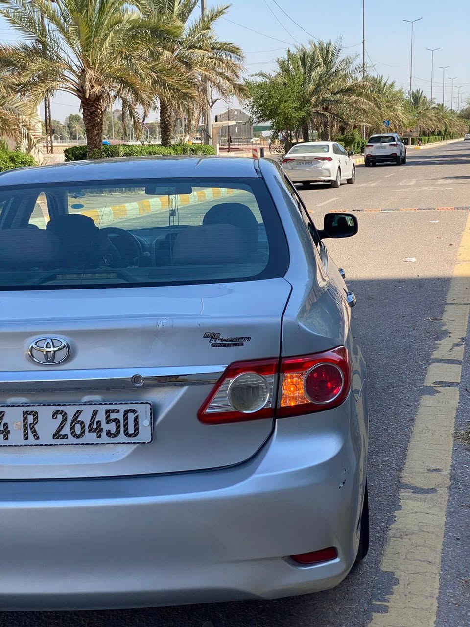 تويوتا كورولا ٢٠١٣
السيارة وارد أمريكي
غرفتها نضيفة محرك وكير مكفولات
مانع انزلاق
ومثبت سرعة
السيارة نصبتها تخبل واحلة من الصور
ضررها موضح بصور السونار
سعرها ١٠٥ وبيها مجال
السيارة باسمي وشرط التحويل 
للتواصل ***********
رجائا اذا شراي خابرني وتدلل ولاتراسل ما متواجد على النت عمارة, ميسان
