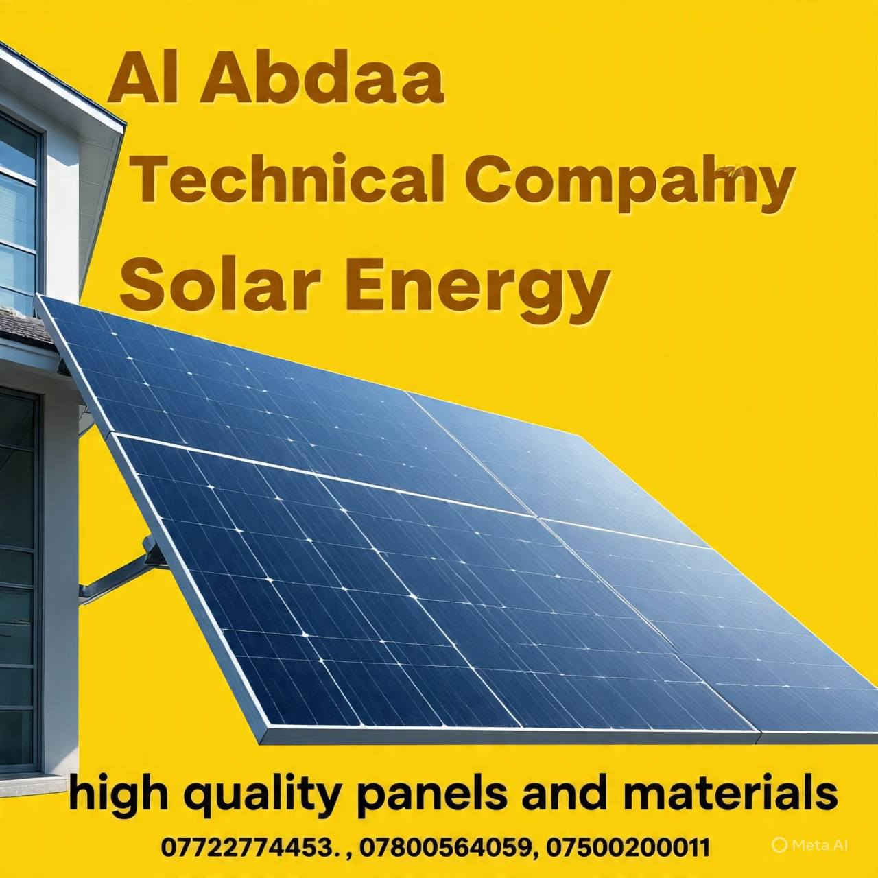 منضومات شمسيه بضمان انفلتر وبطارية ليثيوم 10 سنوات
#المصداقيه_اساس_النجاح
شركة الابداع التقني للطاقة الشمسيه  المتجددة بكوالتي ومواد عالية الجودة  _اخـــتـــيارك_الأمـــــثل

تم بحمد الله تنصيب منضومة
 
#الجدعه

#الاخ_ابو_عهد

#10امبير_نهاري 
#6_امبير_ليلي 

4.✅بطاريات ( VEHICLE)ضمان 10 سنوات 
عمر أطول وأكثر أمانًا
فوسفات الحديد الليثيوم من الدرجة A+ من EVE.
نظام إدارة البطارية مع حماية متعددة المستويات.
2. ✅سهل التركيب والاستخدام
التطبيقات: السكنية، والتجارية، والصناعية، والأنظمة خارج الشبكة، والربط بالشبكة، والاستهلاك الذاتي.
متوافق مع جميع محولات الجهد 48 فولت التي تدعم بطاريات فوسفات الحديد الليثيوم (LFP).
3.✅ مرن وقابل للتوسيع
تصل سعة الطاقة للنظام إلى 229 كيلوواط ساعة، وذلك عند تشغيل ما يصل إلى 16 وحدة بالتوازي.

4.✅ الامتثال
UN38.3، MSDS، CE-ROHS، IEC-61000.

5.✅ كثافة طاقة أعلى
تشغل البطارية مساحة أقل وتبلغ كثافة الطاقة فيها 166 واط/ساعة لكل كيلوغرام.

انفرتر ديا (Deye) هو جهاز محول طاقة هجين ذكي يدمج وظائف الطاقة الشمسية وإدارة البطاريات وشبكة الكهرباء، يتميز بالمرونة في العمل On-Grid (متصل بالشبكة) أو Off-Grid (مستقل)، يدعم مصادر طاقة متعددة، ويوفر تحويلًا سريعًا للطاقة، مع شاشات لمس ومراقبة عن بعد وحماية متقدمة، مناسب للاستخدامات السكنية والتجارية لتوفير طاقة نظيفة ومستقرة، مع القدرة على تقسيم الأحمال وتوسعة النظام. 

✅إخراج موجة جيبية نقية.
✅ثلاثة أنواع من وضع الشحن.
✅نوعان من وضع إخراج التيار المتردد.
✅يعمل مع أو بدون بطارية.

✅الواح شمسية  سعة 615 واط وجهين بازبار16( لونجي)   #ضمان_15سنه_وتشغيل_30_سنه

 

🔆كادر مختص م̷ـــِْن المهنديسن بافضل وادق الاجهزة 

المكونات 👇
⭐️قواعد حديد مغلون 
⭐️اسلاك خاصة بالتيار المستمر DC 
⭐️اسلاك خاصة بالتيار المستمر DC
⭐️قواطع خاصة بالتيار المستمر DC 
⭐️توصيلات MC4 
⭐️اجهزة الحماية
ــــــــــــــــــــــــــــــــــــــ
علمآ شركتنا تعمل في جميع المحافظات 
ضمانات حقيقية 
صيانة مجانية 
#للتواصل والاستفسار اكثر يرجى الاتصال عبر الارقام التالية

آسيا *********** احمد

 
زين***********واتساب

‏‪كورك *********** 

#الوا  #بطاريات #انفيرتر #العراق #موصل #كوير #مخمور 
#بغداد #كركوك #الحويجة #الشرقاط #قراج #تلعفر #ربيعة
#ناحية_العباسي #الشورة #حمام_العليل #خبات #اسكي_موصل #كلك #كركوك #حي_النصر #ناحية_الشوره #ملا_عمر#وردك
