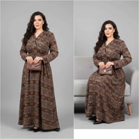 فستان نسائي • خامة كريشا • فري سايز ١١٠كغ