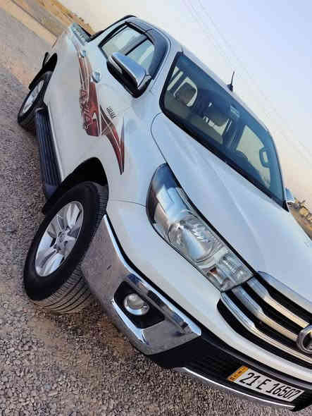 سلام عليكم سياره للبيع تويوتا هايلكس فورويل سياره مكفولة من صبغ ومن ضربة سنوية جديدة موديل2016 تبريد مامي خلفي رقم سلماني مرحبا تريد تحويل ثاني م  سيارة ماشية 126 كير عادي تبريد قطعتين ثلج هاذة رقم هاتف *********** عنواني. ديالى جلولاء دور ضباط سعر 245 خناقين
