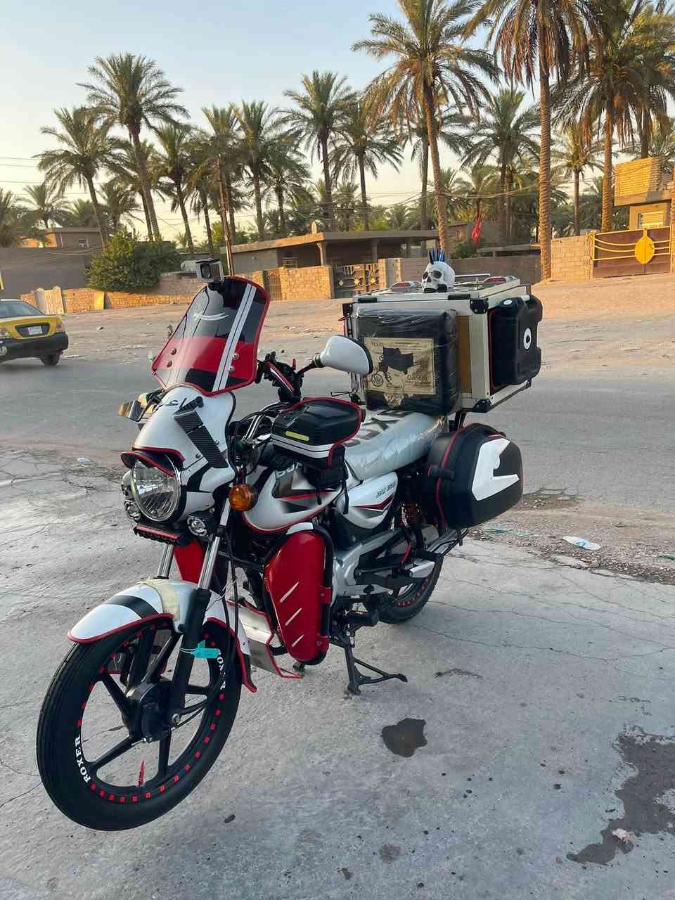 #للبيع
بوكسر 2023 جديده الدراجه احله من الصور 
رقم وسنويه  
غراضهاا كلهن ويااها ماكو ماريد الغراض تاخذهن متاخذهن نفس السعر 
ماشيه 14 الف حقيقي استخدام شخصي مو دلفري 
الاستفسار : ***********
