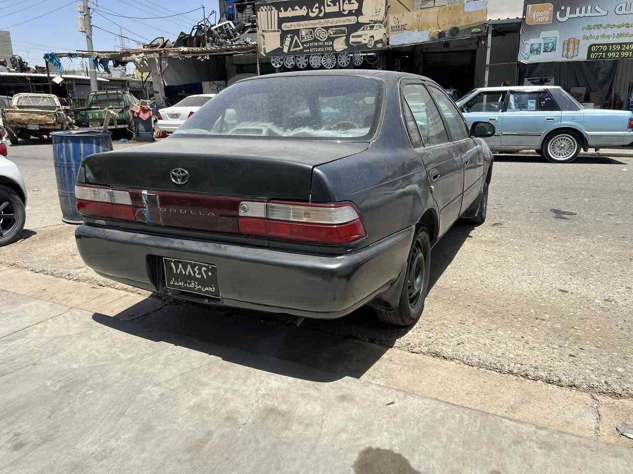 کرۆلا 1994  گێڕ ئۆتۆماتیک  ڕێگەپێدانی هەیە  لێدراوی نییە بێ مەسرەفە جام کارەباییە  قوفڵ مەرکەزی سعری 22 گلا شوین کەلار ***********
