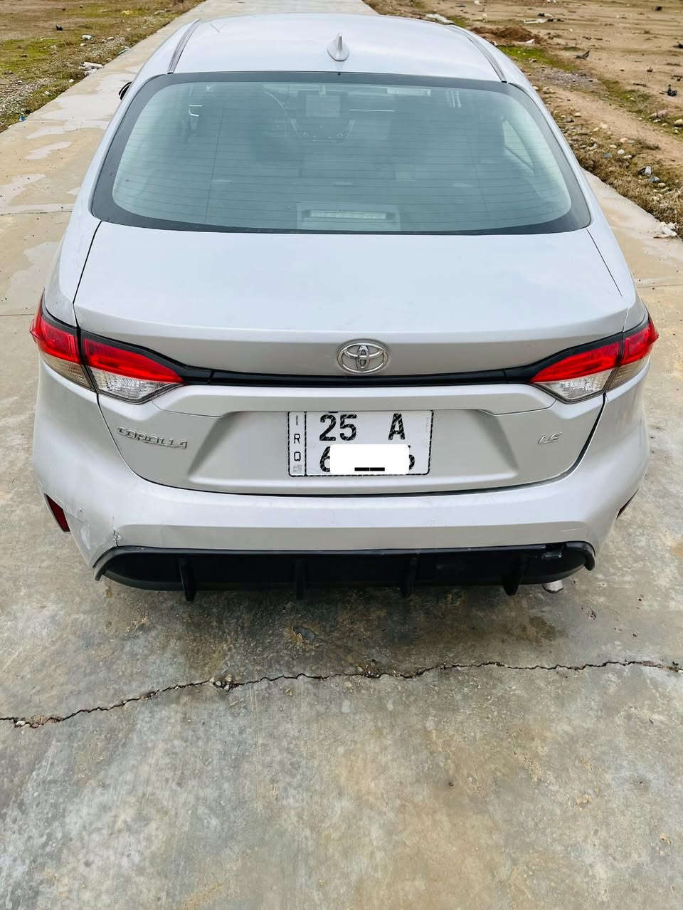 تويوتا كورلا2023 مواصفات le رقم كركوك
وارد امريكي والضرر موضح بالمنشور
السعر 125 $ وبي مجال بسيط  ماشيه 50 الف 
*********** مكان السيارة كركوك الحويجة
