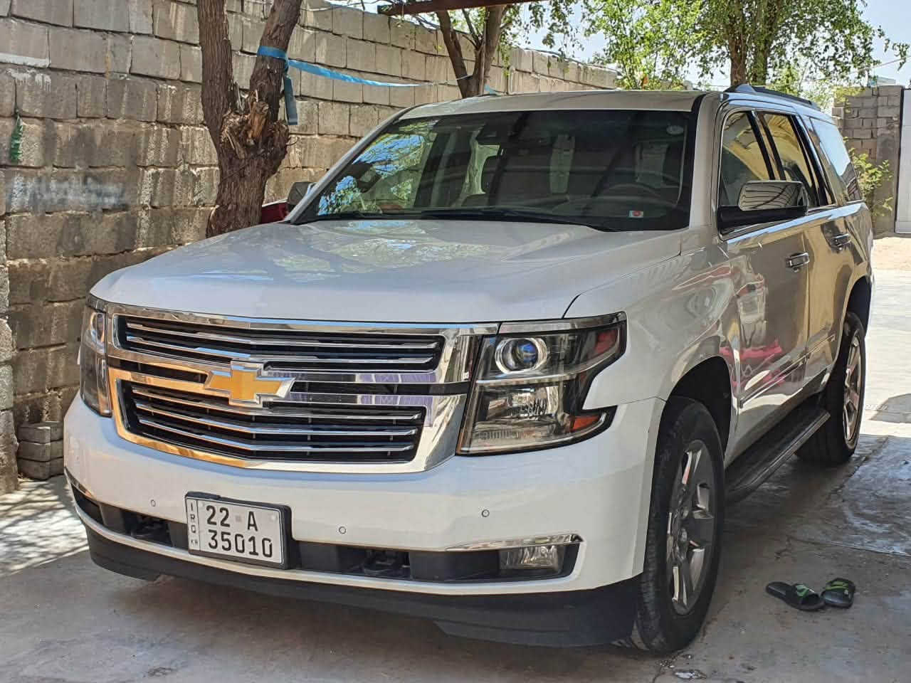 تاهو مديل 2015 رقم اربيل بسمي سنويه جديده هزه جديده موصفات Lt فتحت سقف باب صندوق كهرباء  موصفات Ltمعروفه  بيه اماكن صبغ باب سايق وخلفي جوه بس بسبب حكه مو ضربه باب سكن مفتوح تقسيم فقط بيه رصعات خفيفه 
سعر 285 بيه مجال حك الجيه مكاني بصره شط العرب رقم تلفون ***********
