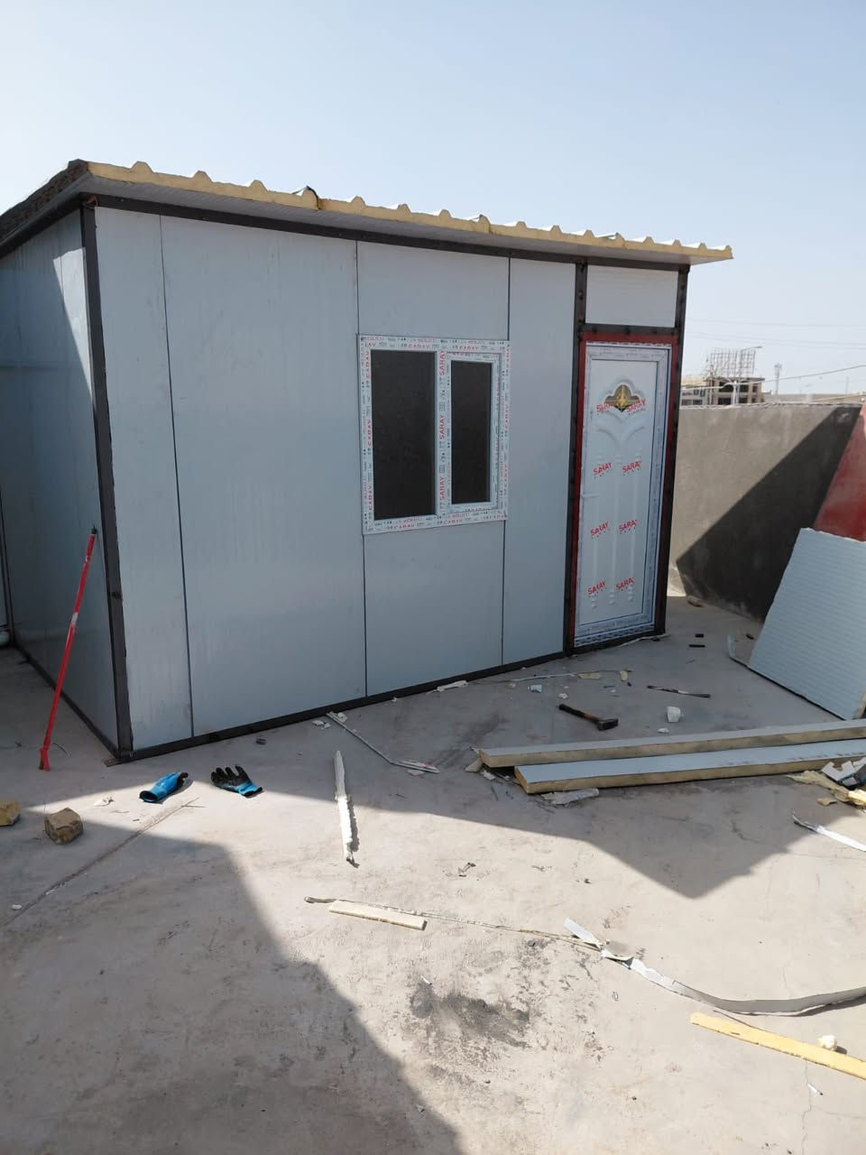 السلام عليكم تم اكتمال كرفان سندويج بنل قياس ٤ في ٣ مع باب وشباك
وايضا مطبخ حار   قياس  ٤ في ٢ ونص  

العنوان ناصرية مركز 

تفاصيل اكثر خاص 

او مراسله الصفحه  

رقم هاتف    ***********
