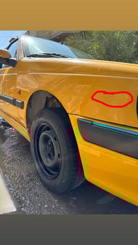 📍بدون حادث وبدون تبديل قطعه بس الدعاميه الاماميه نكسر الابلاجكتور واني...