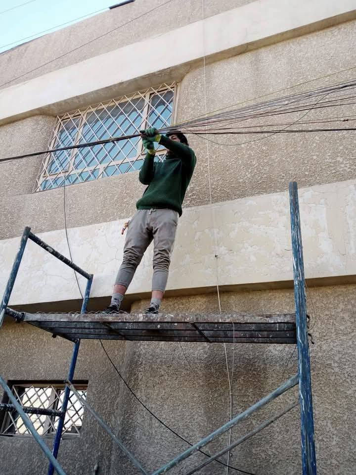 كادر تصفية وتنظيم أسلاك السحب (مجاني بالكامل)

​نعلن عن توفر كادر متخصص لتنظيم وتصفية أسلاك المولدات (وايرات السحب) بجودة عالية وإتقان، وفق الشروط التالية:

​الخدمة المجانية: نقوم بإزالة كافة الأسلاك المتروكة، وشد الأسلاك المرتخية ورفعها بشكل نظامي.

​الضمان والمسؤولية: في حال انقطاع أي سلك (إنترنت) أثناء العمل، نتحمل المسؤولية الكاملة ونقوم بمد سلك جديد فوراً.

​نطاق العمل: متوفرون لخدمتكم في كافة المحافظات.

​عرض "التيولة" (خاص ببغداد): نجهّز (2 تيلة) لكل مولدة مجاناً وعلى حسابنا الخاص.

​الأمان والضمان: قبل البدء بالعمل، يتم ترك (مستمسك رسمي خاص) لدى صاحب العمل لضمان الحقوق والاطمئنان.

​للتواصل والاستفسار:

📞 رقم الهاتف: ***********

(ملاحظة: التواصل عبر الهاتف فقط، غير متواجدين على الفيسبوك)
