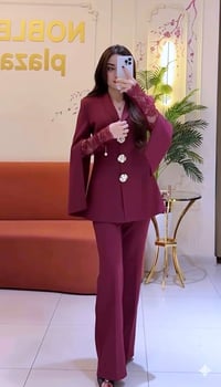 طقم رويال • كريب دانتيل • مقاسات ٣٦-٤٦