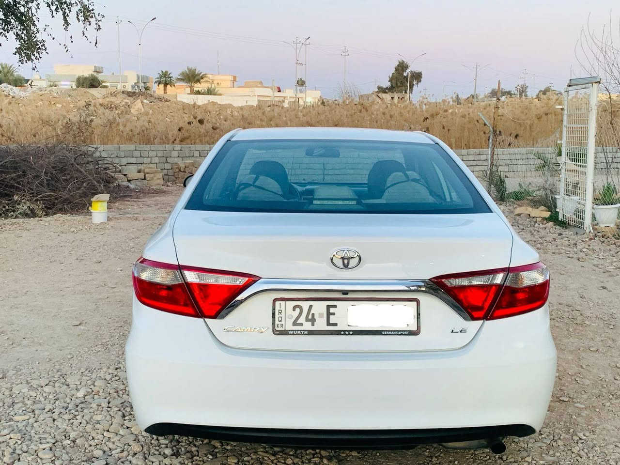 السلام عليكم/كامري موديل 17/أمريكي
رقم دهوك دولي شرط التحويل/
ضرر اربع قطع/ 
صدر تايرات جديده/
كير محرك شرط مامفتوح/
سنويه لل 29/
السعر 140$ بيها مجال قليل/ 
//***********/////***********
