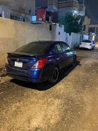 نيسان فيرزا 2019 حادثه بنيد مصبوغ وجاملقات امبدلات بيها ضربه صغيره جوا...