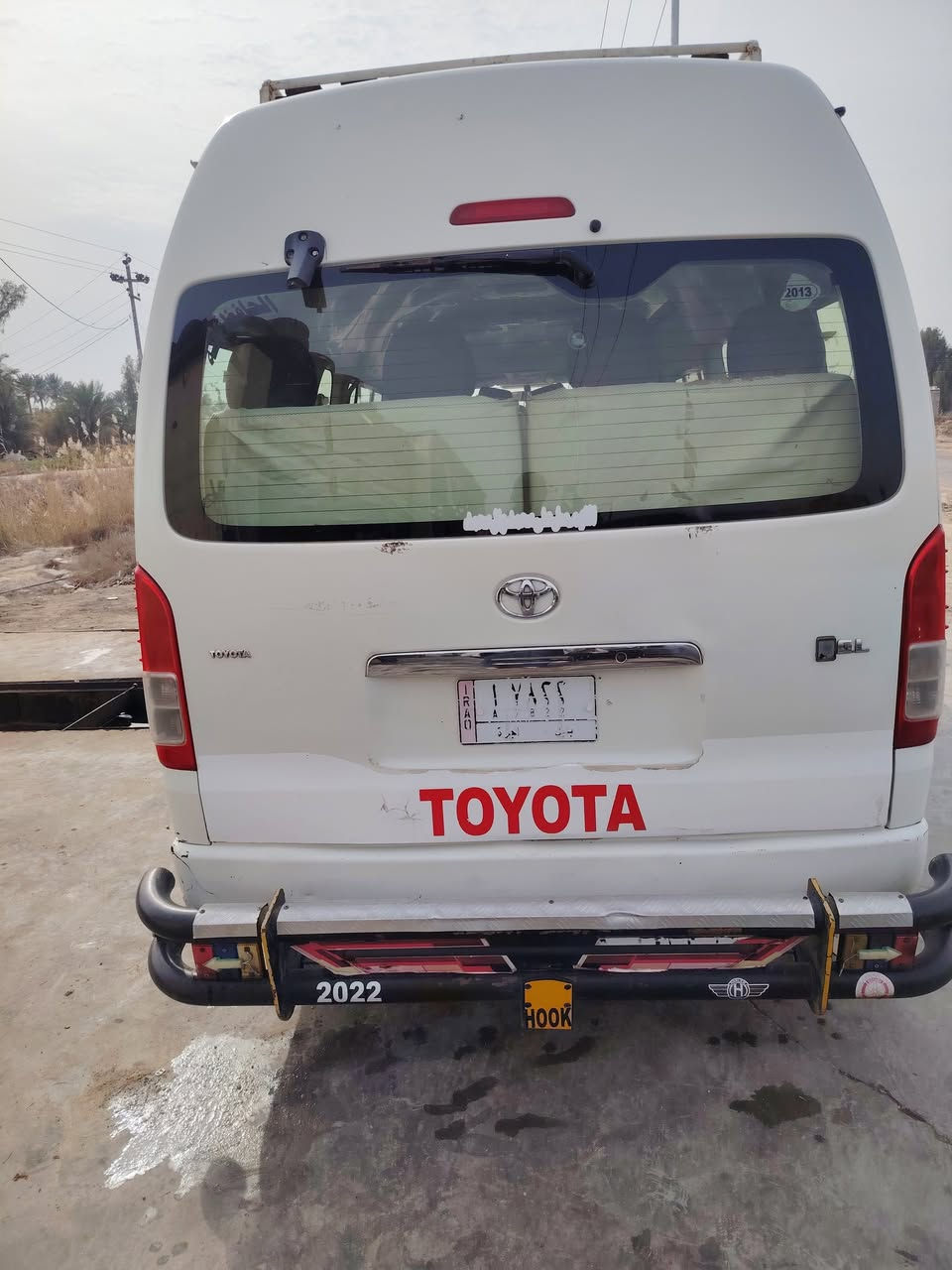 السلام عليكم سياره هايسا تيوتا موديل 2012جاهزه مكينه كير اكسن متعهد بيه ضربه خفيفه بلبجم رقم بابل 
العلم السياره جاهزه من كل النواحي مال جناي مكان السياره بابل رقم الهاتف *********** *********** السعر 230وبيه مجال
