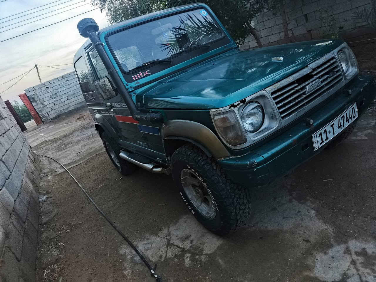 اسيا روكستا
مَديل 1993
رقم انكليزي بسمي
تحويل مباشر
تخم تاير 
محرك   كاز بلاد
كير عادي /  فور  ويل

35$ او مراوس حسب القناعه
مكانها ديالى بلدروز
***********
