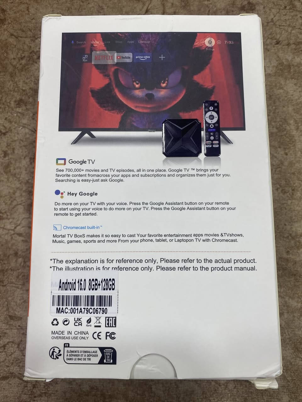 TV box
رام٨ ذاكرة ١٢٨ ٣٥الف


**إذا كنت صاحب هذا الإعلان وتريد حذفه لأي سبب، رجاءا أرسل رسالة إلى الدعم الفني**