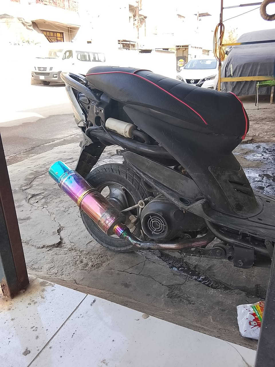 سلام عليكم دراجه ماكس عدله دراجه خير من لله كلجات رياضي شلعه ومعدل فول صدر جديد ويل موشم تخم تاير جديد دراجه لا بكن ولا نضوح ولا تبخير ولا تنقيص. بوشه بلاديه سلف نكره تجي عليه شوكت ما تريد شغل وطلع وخير من لله مكاني بغداد العبيدي شارع جامع سعر400وبيه مجال الطيبين رقم ***********
