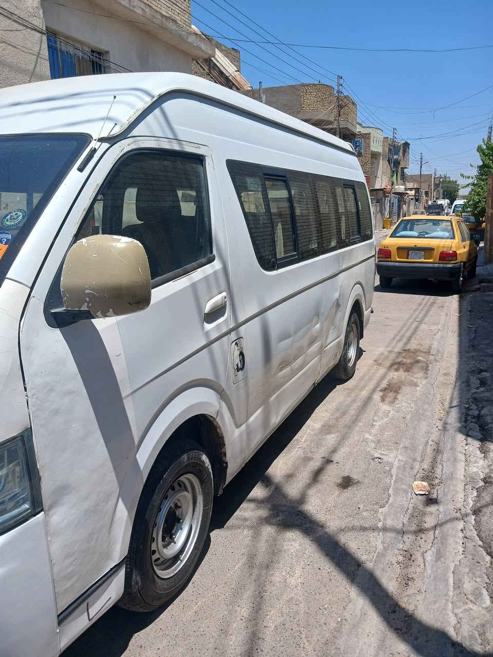 جمبي اج تو 18 رقم بغداد مطلوبه غرامات وضريبه المجموع 6مليون ابيع مطلوبه ما بيهه صبغ فقط طخطخات تخم تاير مكينه خير من الله تبريد منظومة غاز ⛽️ دوشمه كلش خلوه سياره حلوه مال شغل جاهزه السعر 80 وبيه مجال قليل 
مكاني بغداد ***********
