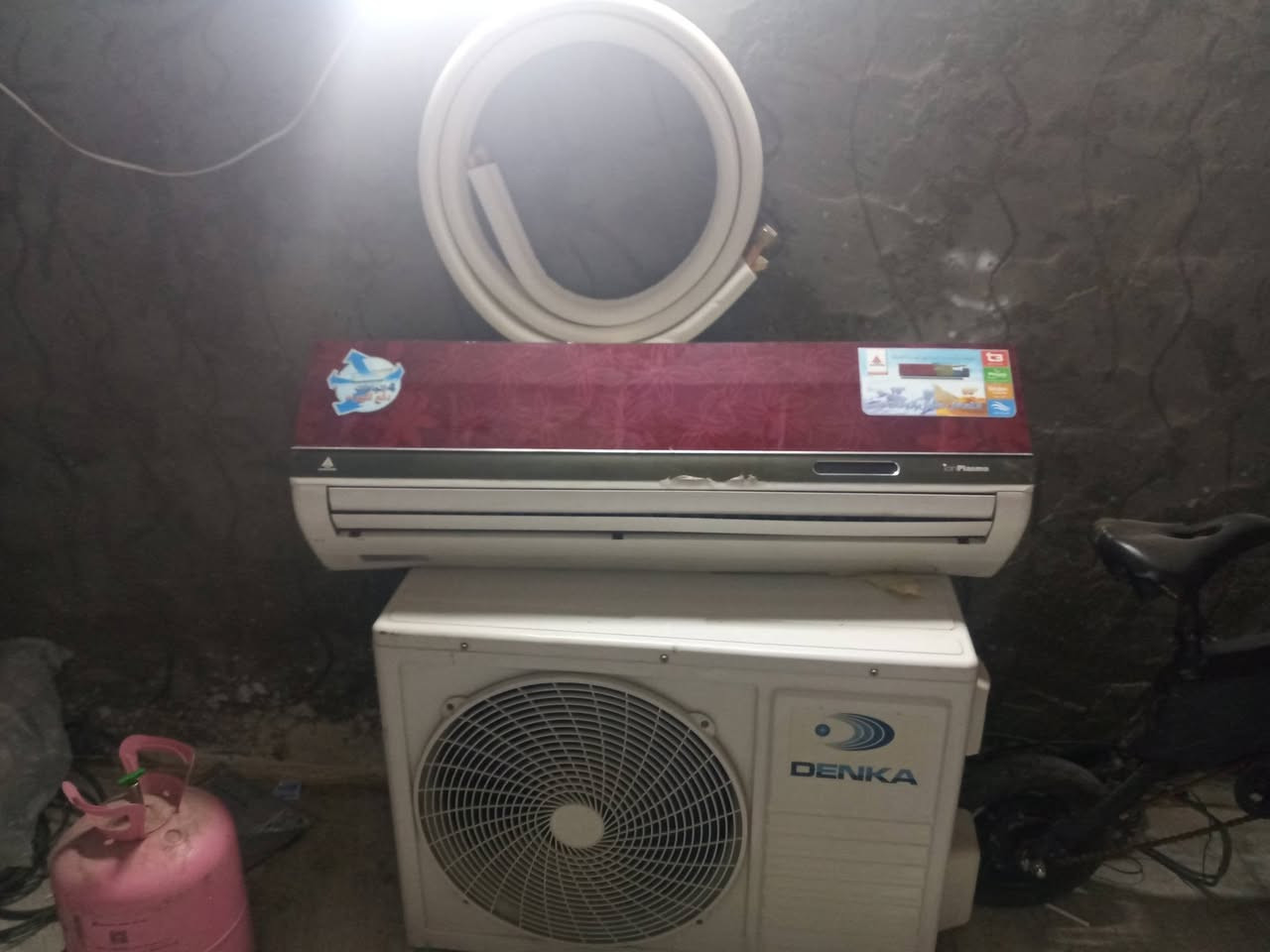 جهاز دنكه بلادي مامصلح كامل بوري جديد واي 5متر ضمان 10ايام فقط سعر مع نقل تنصيب 400بابل مركز شرطة الفيحاء فرع مقابل يوجد توصيل تنصيب ***********
