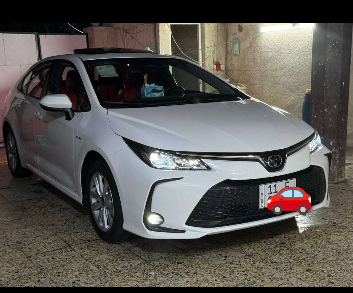 السلام عليكم 
كورلا هايبرد 2025 رقم بغداد
 شكل الخليجي 1/1
مكفولة كفالة عامة 
السيارة كلش جديدة 
بعدها بوضع الشركة
بصمة وفتحة
رادار امامي 
سايد بريك بصمة
ماشية 12,500
كشنات جلد داخل احمر 
كشن السايق كهرباء
السيارة بأسمي تحويل ثاني يوم 
للاستفسار ***********
غير متواجد فيس وواتساب رجاءآ بغداد, العراق
