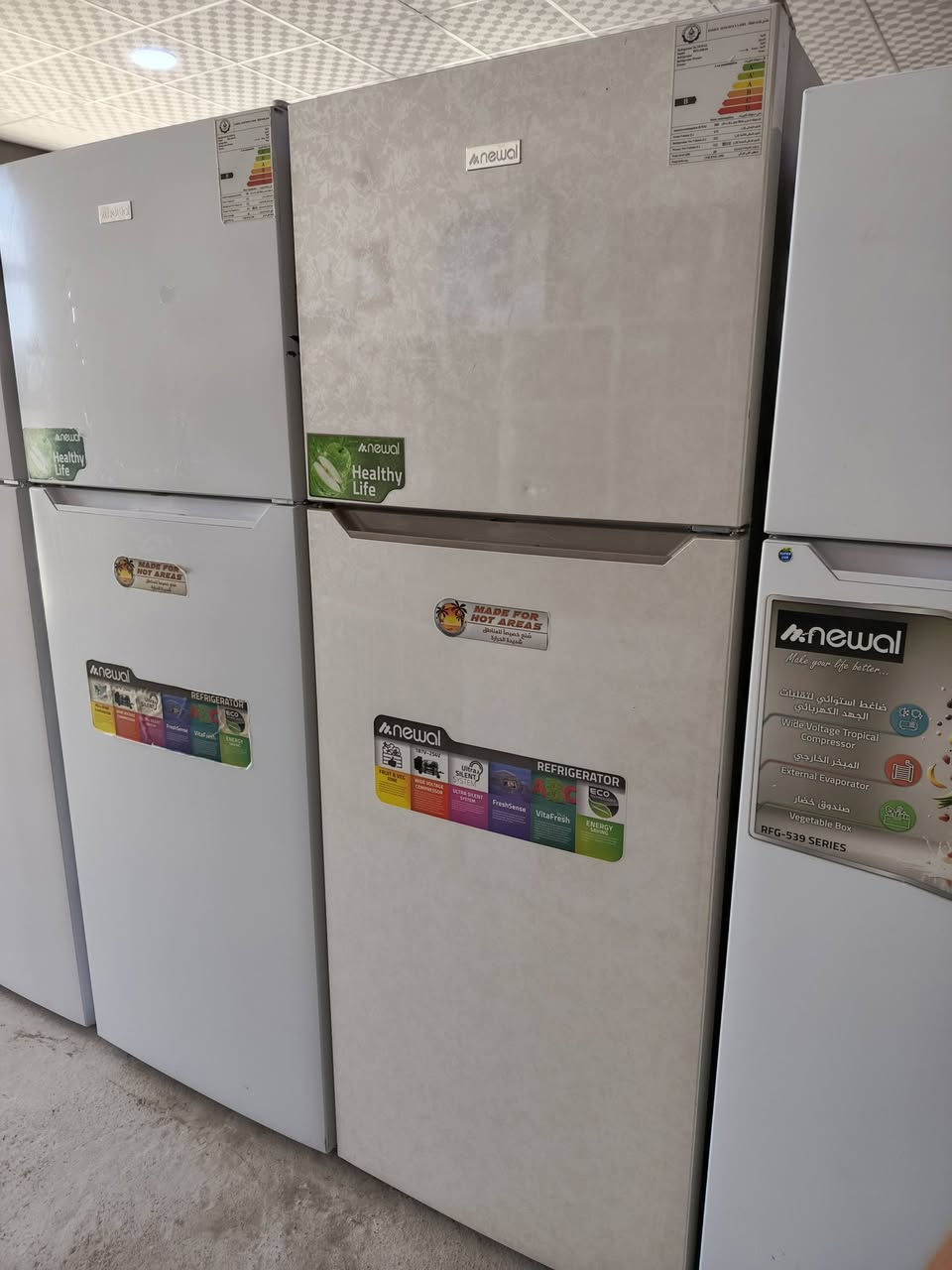 زبائننا الكرام 🌹🌹
✅ تم وصول وجبة جديدة من ثلاجات من شركة نوال التركية كافة الأحجام من 6 قدم إلى  22 قدم من ماركات عالمية  بسعر مناسب (( البيع اقصاد ونقد ))  وبالمواصفات التالية :

ومتوفر مجمدات جديد ومستعمل #وطباخات

متوفر كافة الماركات العالمية والأوروبية 
       
    المواصفات 

• حجم 22 قدم 
• ضوء داخلي
• مدخر للطاقة
• منخفض الضجيج
• تيرموستات قابل لتعديل الحرارة
• سلة خضراوات قابلة للإستخراج

⚠️ لا نتعامل مع المناشئ الرديئة اطلاقاً بل نتعامل مع الماركات العالمية وذات الجودة الممتازة . 

#عنواننا 

جنوب الموصل بلقرب من مفرق الشورة الشارع العام 

معرض الأمير للاثاث المنزلي 

#للطلب والاستفسار الاتصال على رقم الهاتف 

‏‪***********‬‏ 

هو المراسلة على الواتساب 

#معرض_الامير ….. #خيارك_الافضل

السنا الوحيدين ولكننا الأفضل
