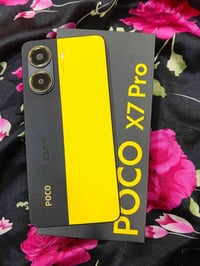 ‏للبيع أو   ‏بوكو x7 pro ‏ جهاز نضافة 100% خدش مابي  ‏بطارية 6000 ‏معا...